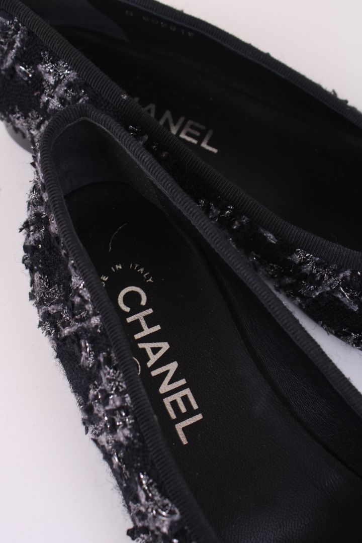 Chanel Ballet Flats Black 4.5
