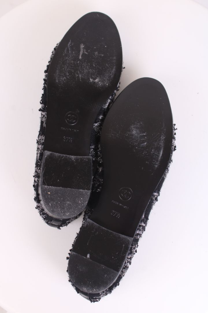 Chanel Ballet Flats Black 4.5