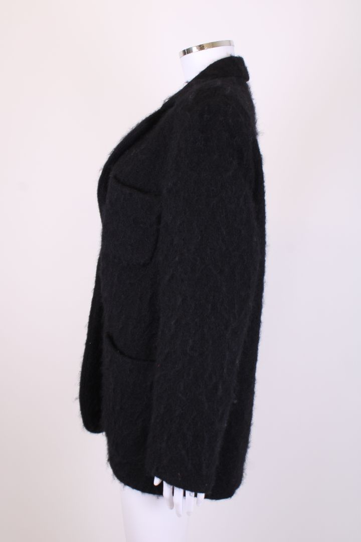 Isabel Marant Mohair Blazer Jacket Black 10