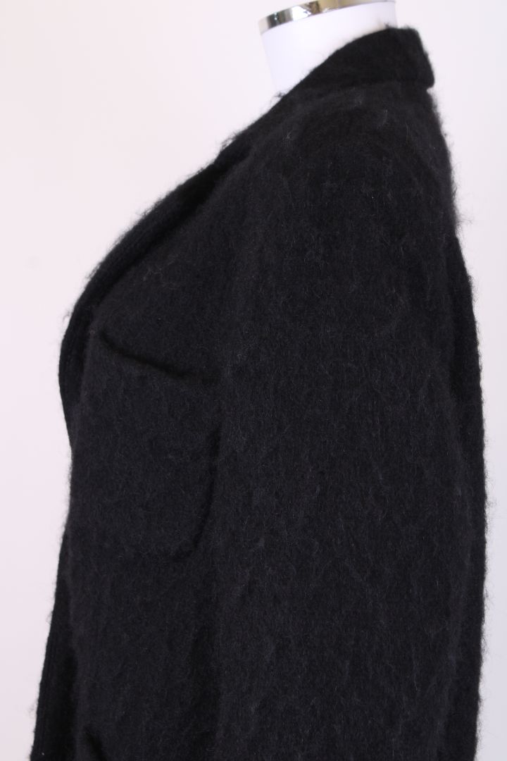 Isabel Marant Mohair Blazer Jacket Black 10