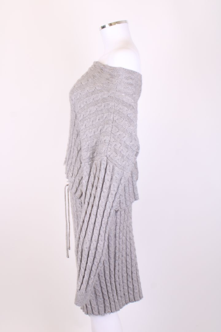 Pinko Knit Jumper/ Skirt Co-ord Grey S/M