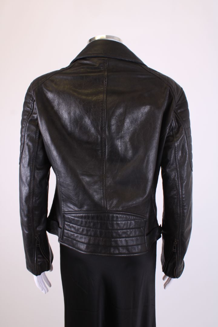 Belstaff Leather Biker Jacket Black M