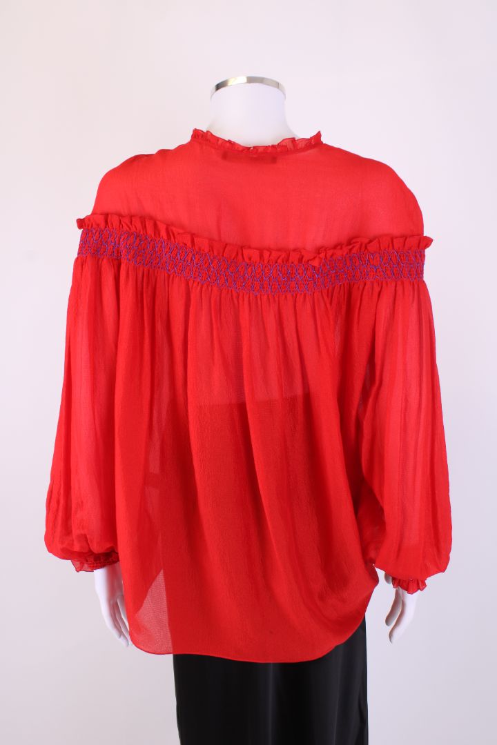 Roberto Cavalli L/S Blouse Red M