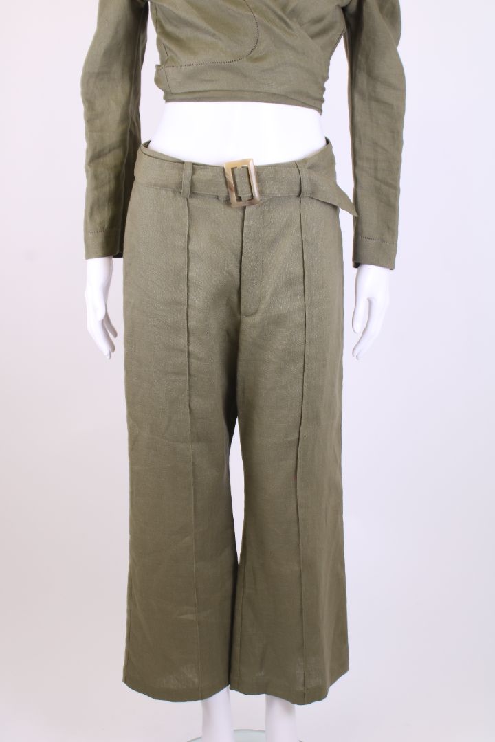 Lisa Marie Fernandez Trouser Co-Ord Khaki M