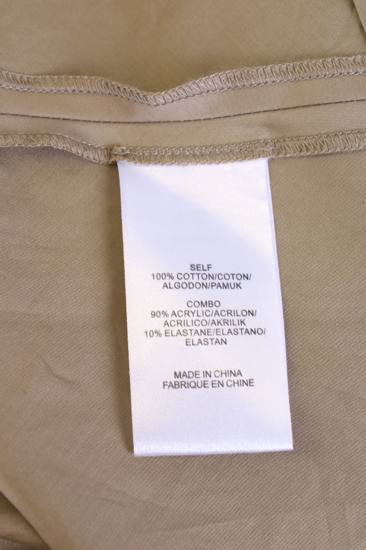 Tibi L/S Shirt Dress Khaki S