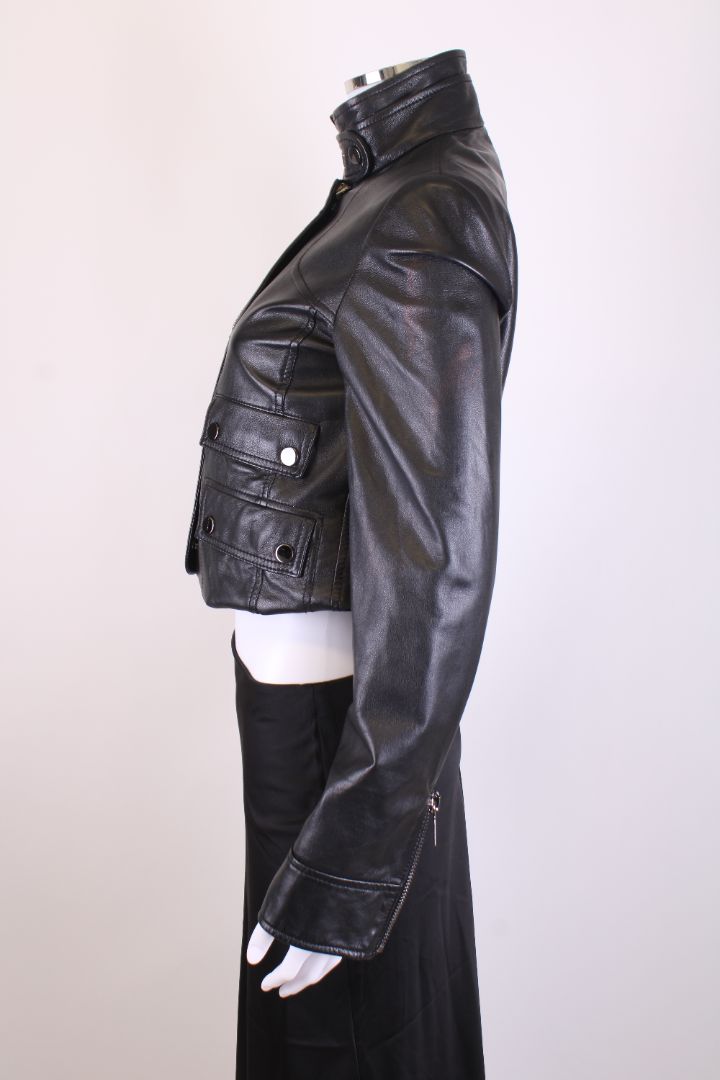Dolce & Gabbana Leather Jacket Black M