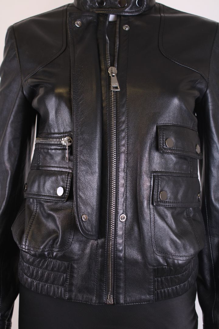 Dolce & Gabbana Leather Jacket Black M
