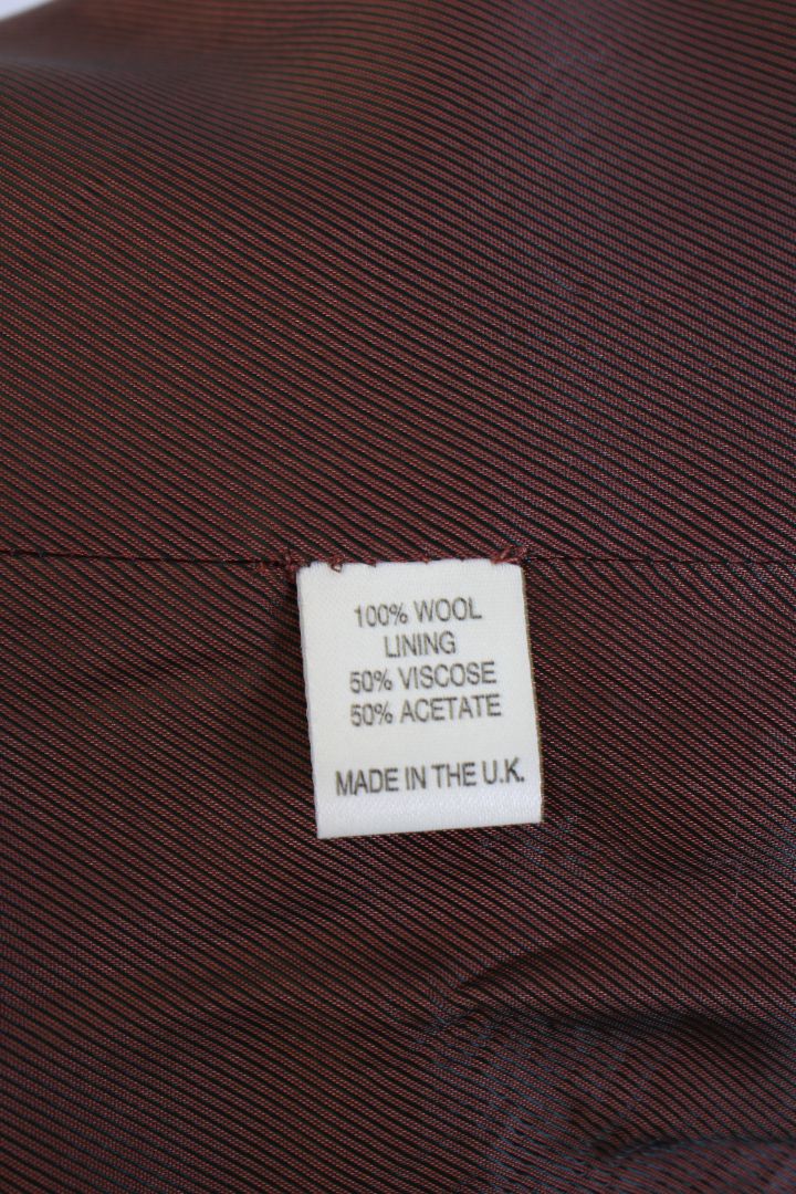 Mulberry Tweed Check Jacket Khaki/ Rust 10