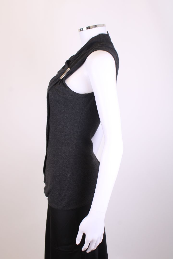 Gucci S/S Knit Top Grey S