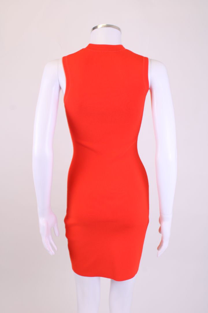 VB Body S/S Bodycon Dress Orange XS
