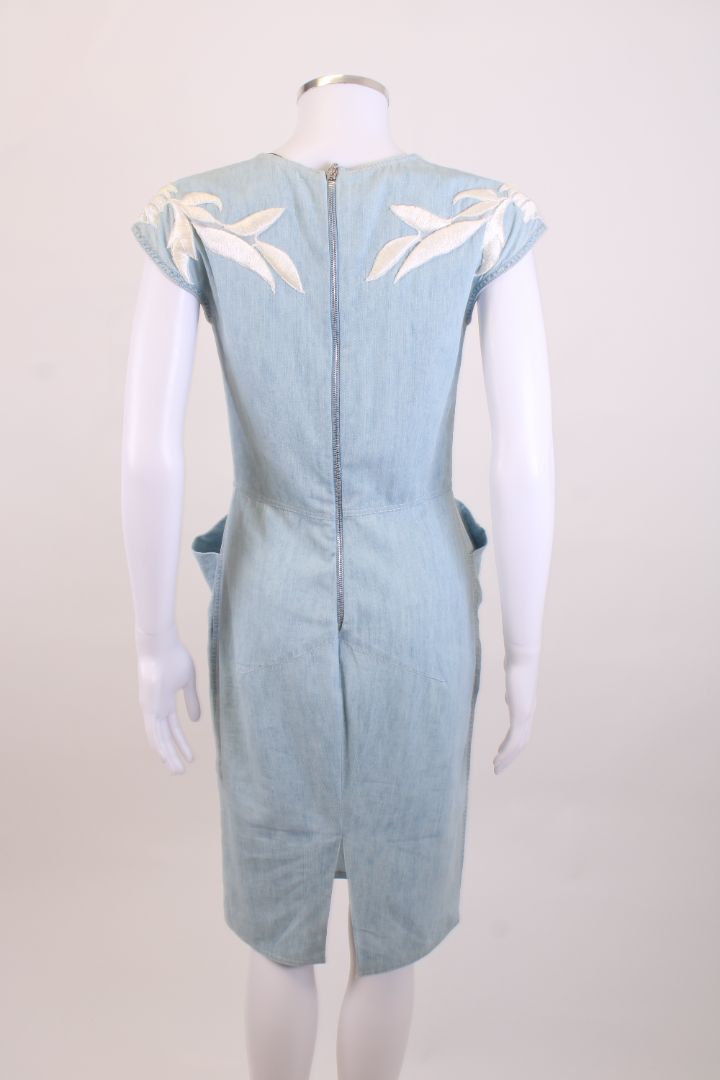 Ermanno Scervino S/S Embroidered Dress Blue/ White 10