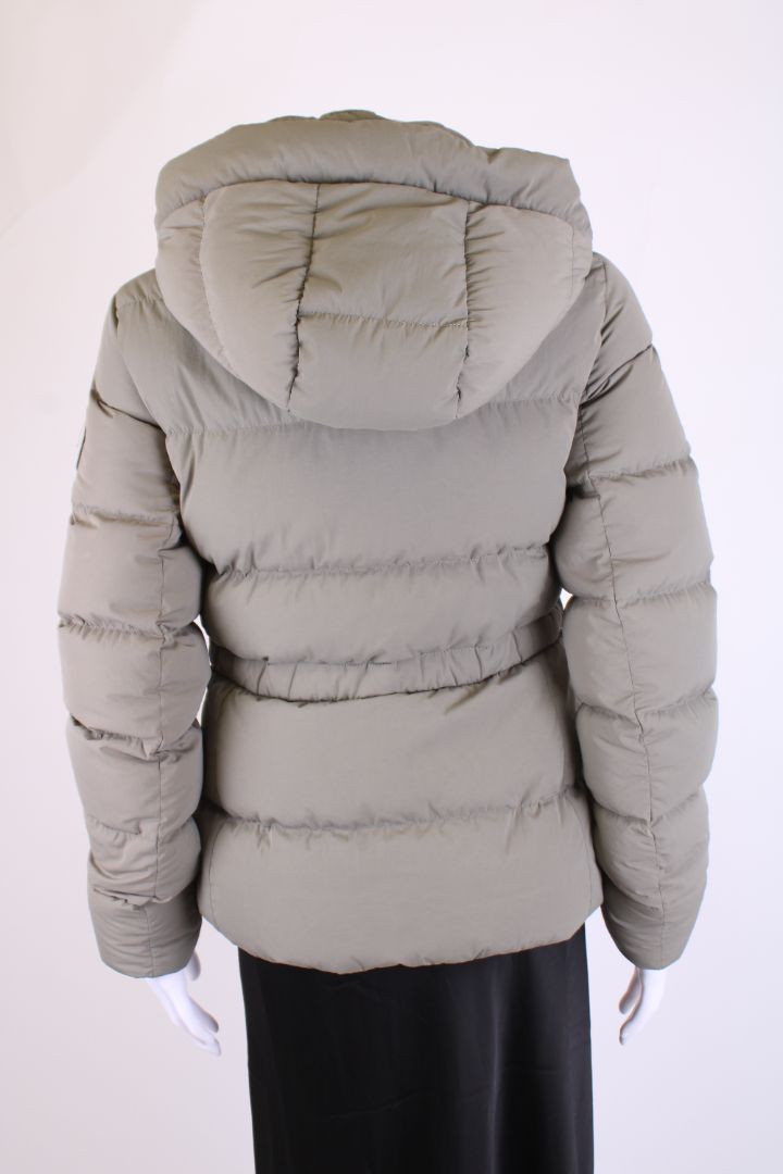 Canada Goose Padded Hooded Jacket Khaki XS