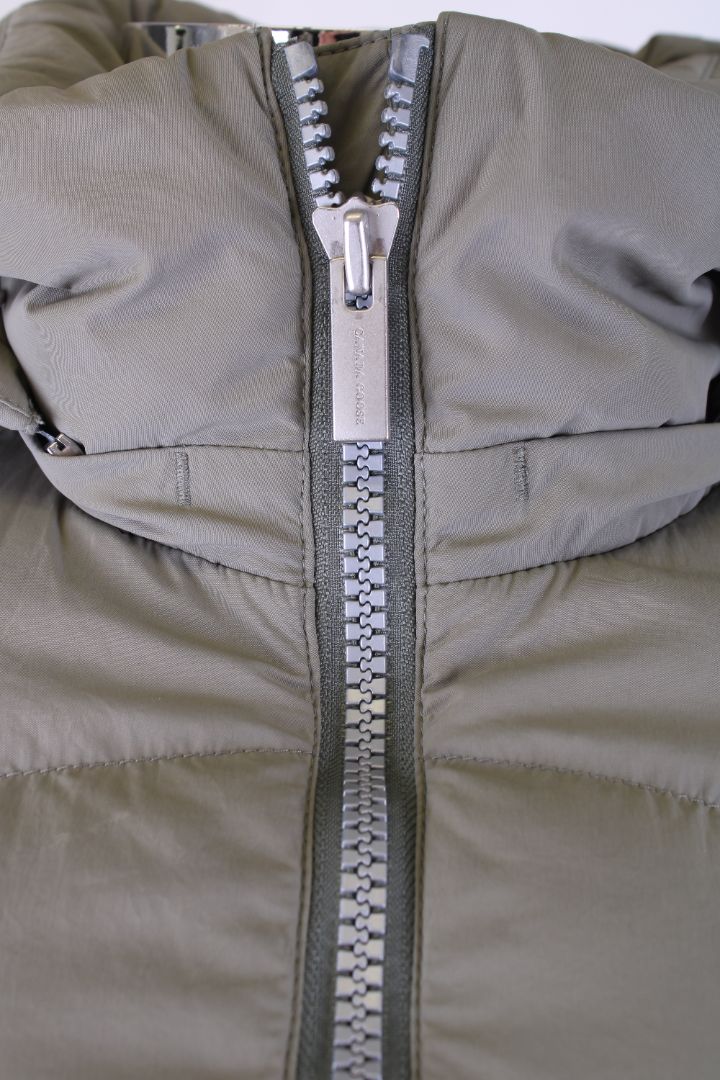 Canada Goose Padded Hooded Jacket Khaki XS