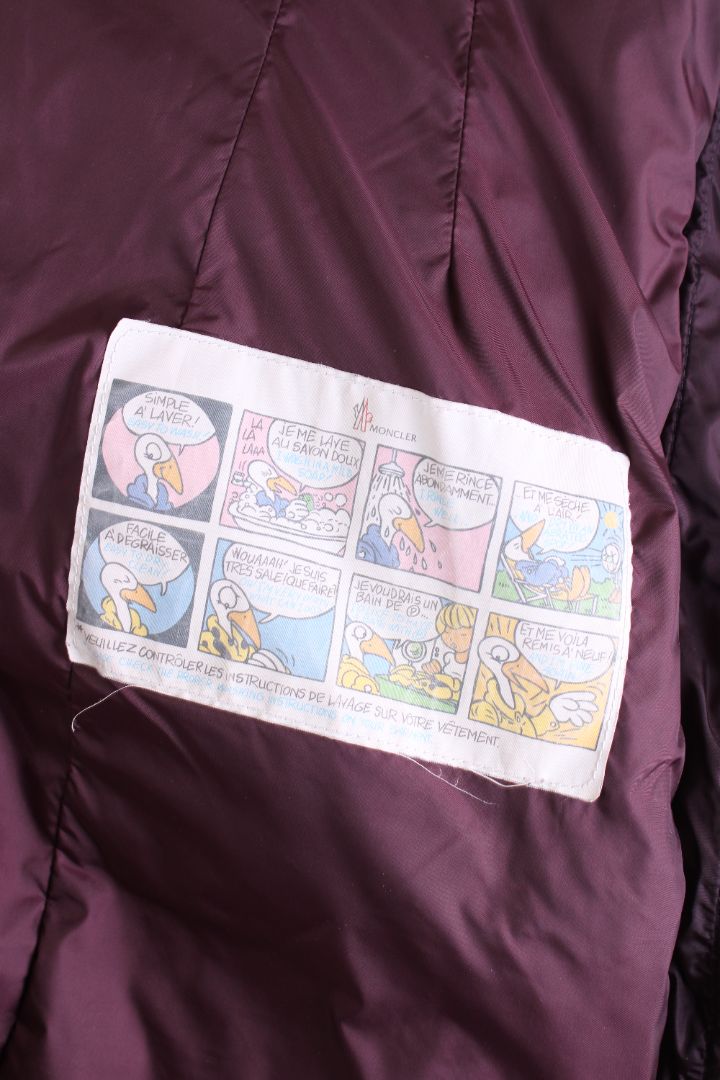 Moncler Padded Coat Plum M