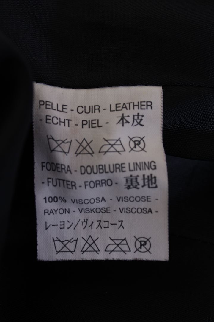 Cerruti 1881 Leather Jacket Black 10