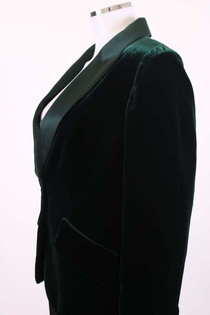 Luisa Spagnoli Velvet Jacket Green M