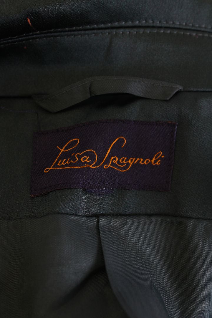 Luisa Spagnoli Velvet Jacket Green M