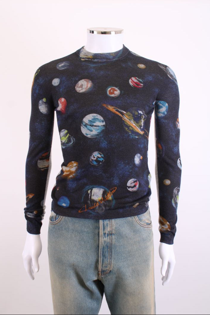 Louis Vuitton Space Print Jumper Multicoloured XS