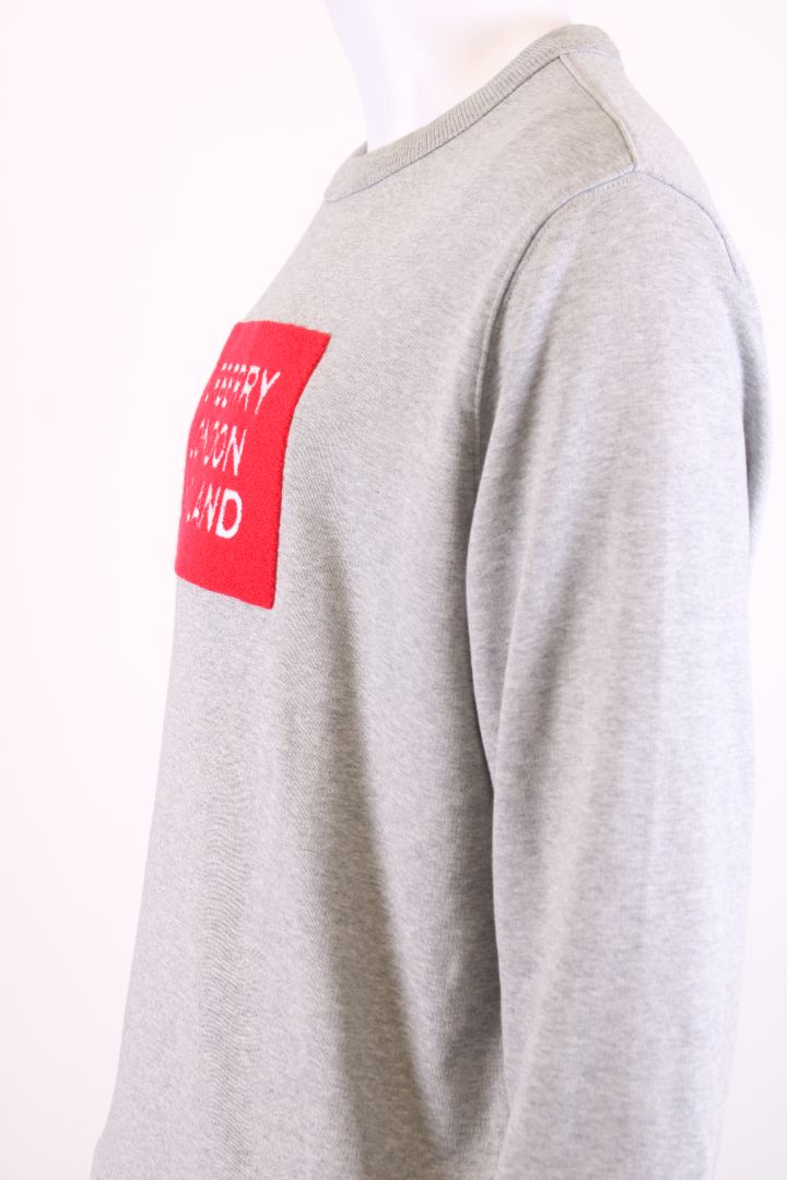 Burberry L/S Logo Sweatshirt Grey/ Red M
