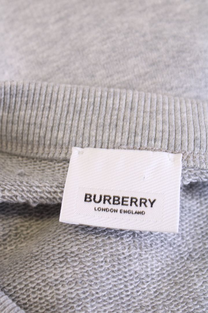 Burberry L/S Logo Sweatshirt Grey/ Red M