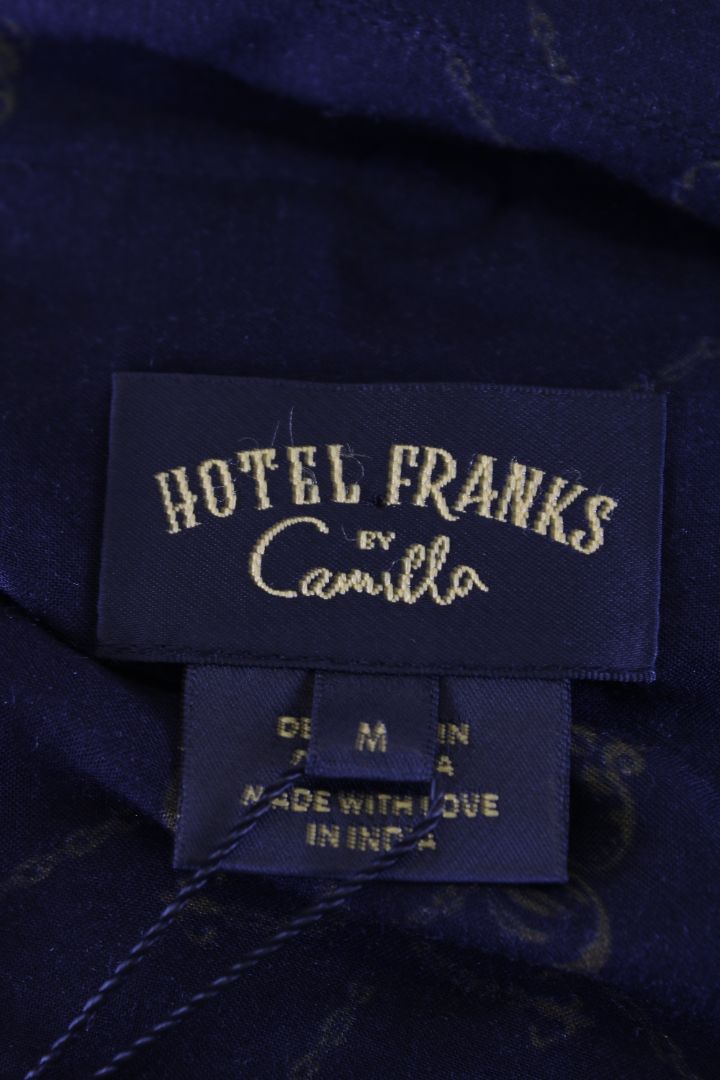 Hotel Franks X Camilla S/S Print Shirt Black / Khaki M