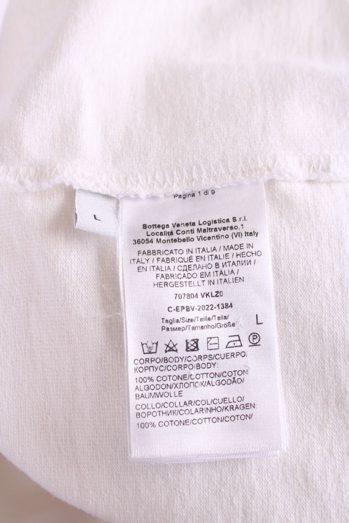 Bottega Veneta Oversized crewneck T shirt White L