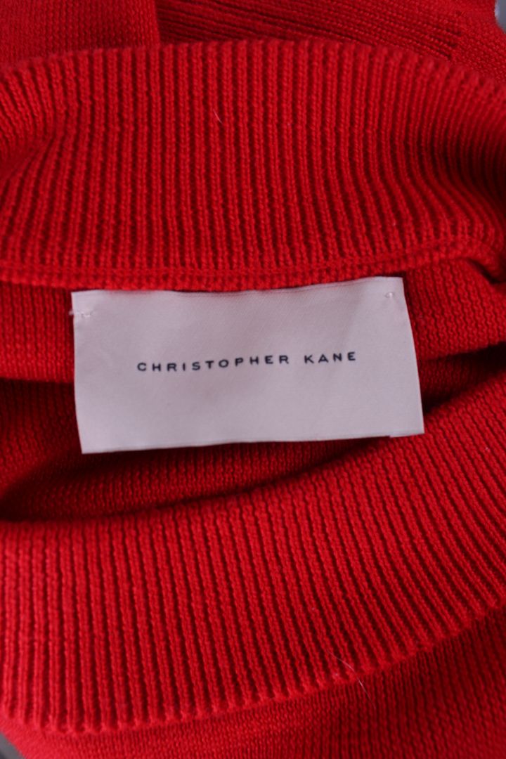 Christopher Kane Embellished Shoulder Jumper Red M