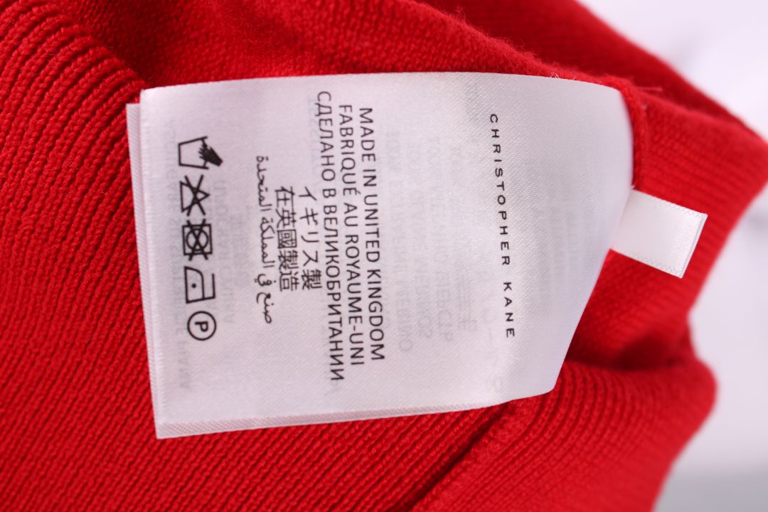 Christopher Kane Embellished Shoulder Jumper Red M