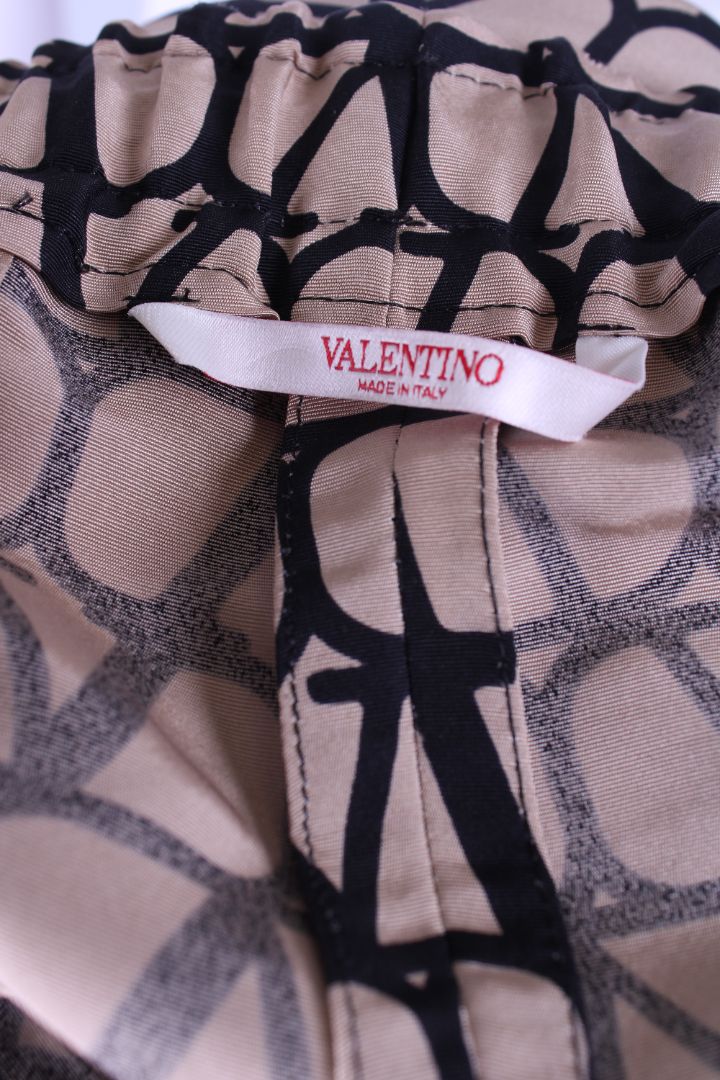 Valentino Monogram short and t. shirt Black and beige 52