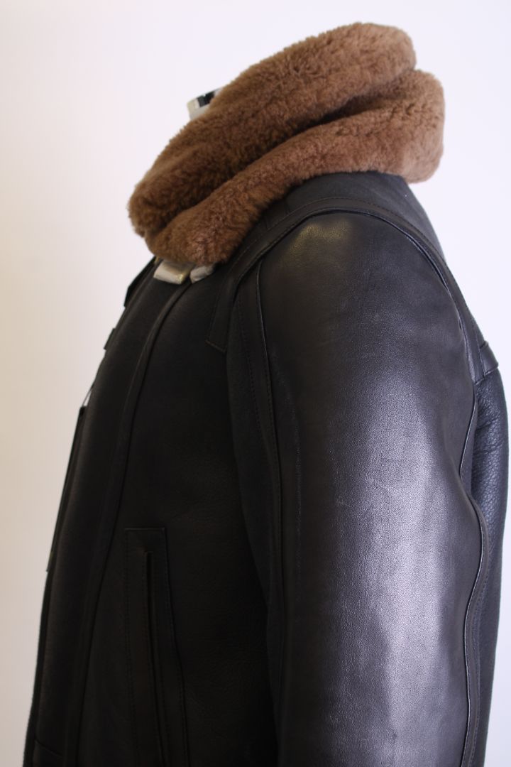 Boda/ Skins Bronx Shearling Jacket Black L