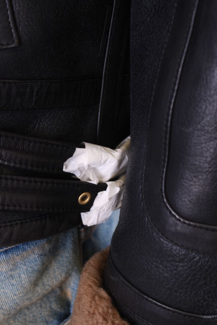 Boda/ Skins Bronx Shearling Jacket Black L