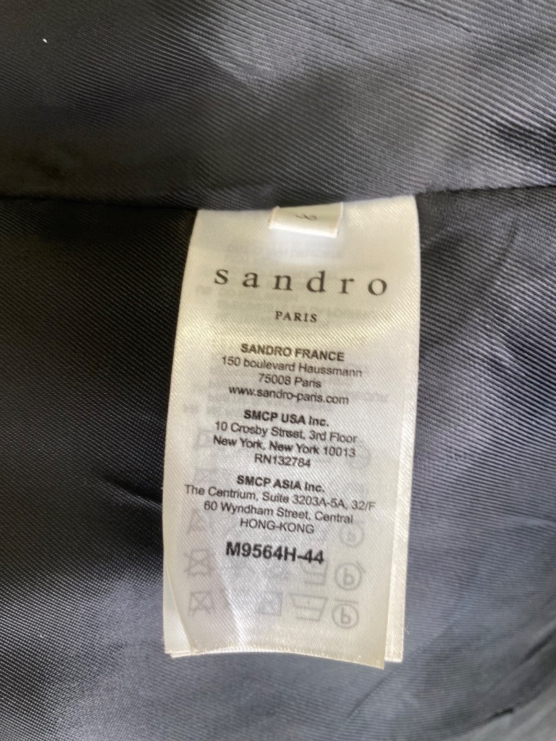 Navy Sandro Coat, 38
