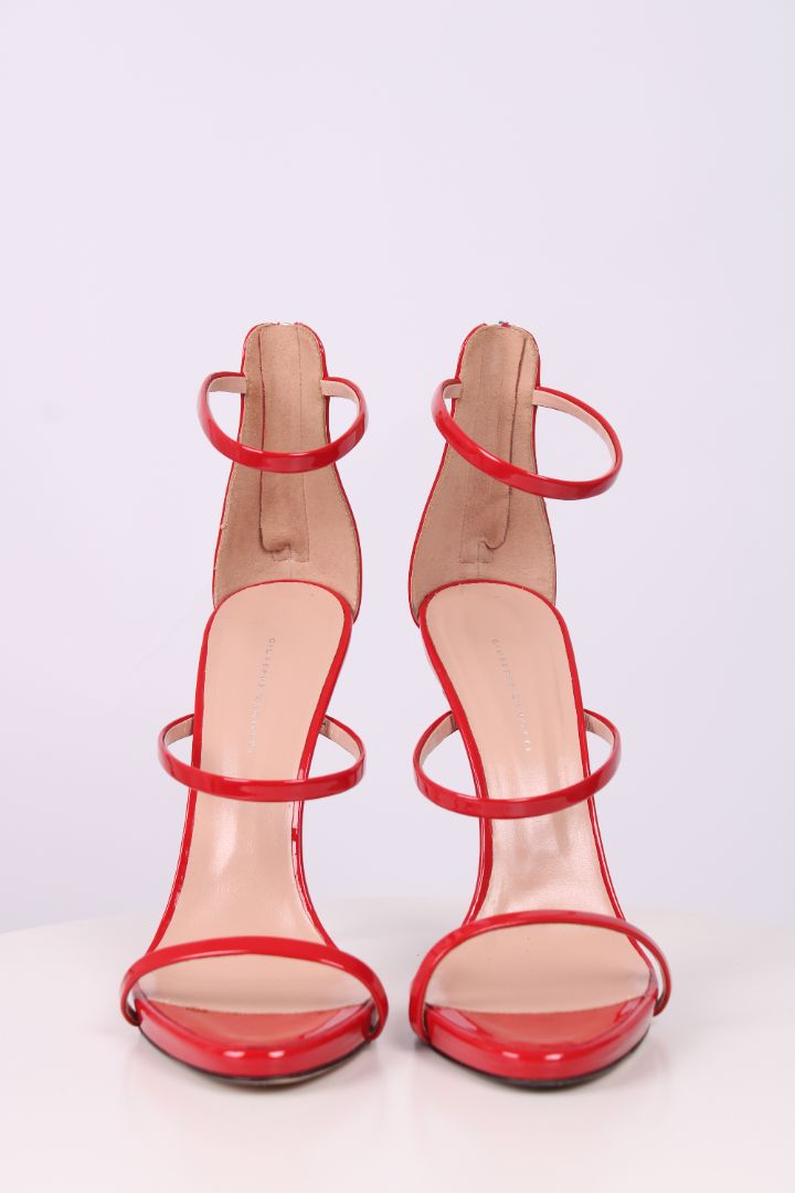 Giuseppe Zanotti Patent Heels Red 40