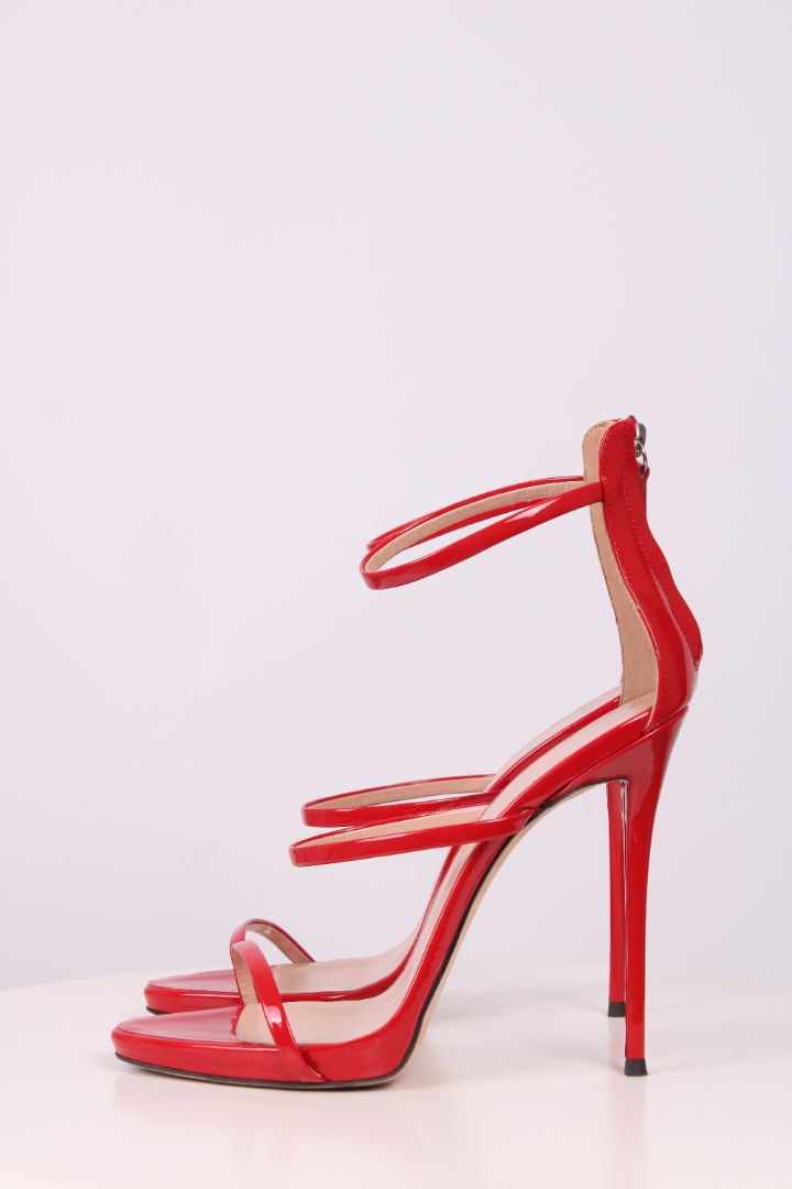 Giuseppe Zanotti Patent Heels Red 40
