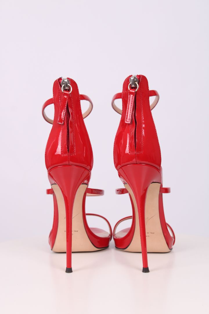 Giuseppe Zanotti Patent Heels Red 40
