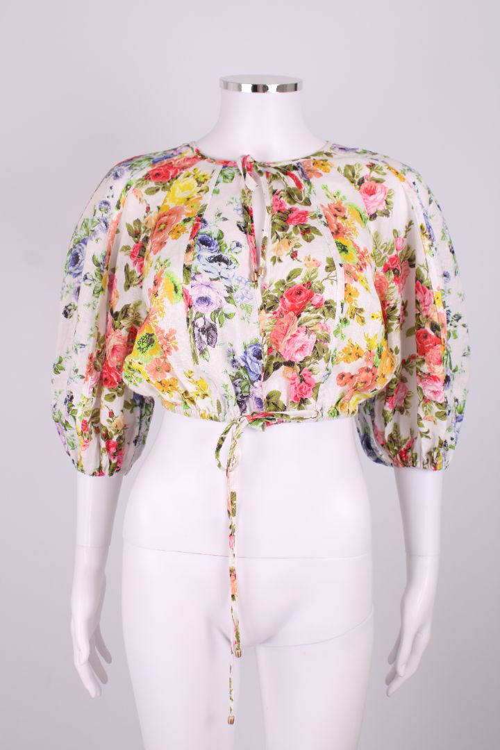 Zimmermann S/S Floral Co-ord Multi Coloured S