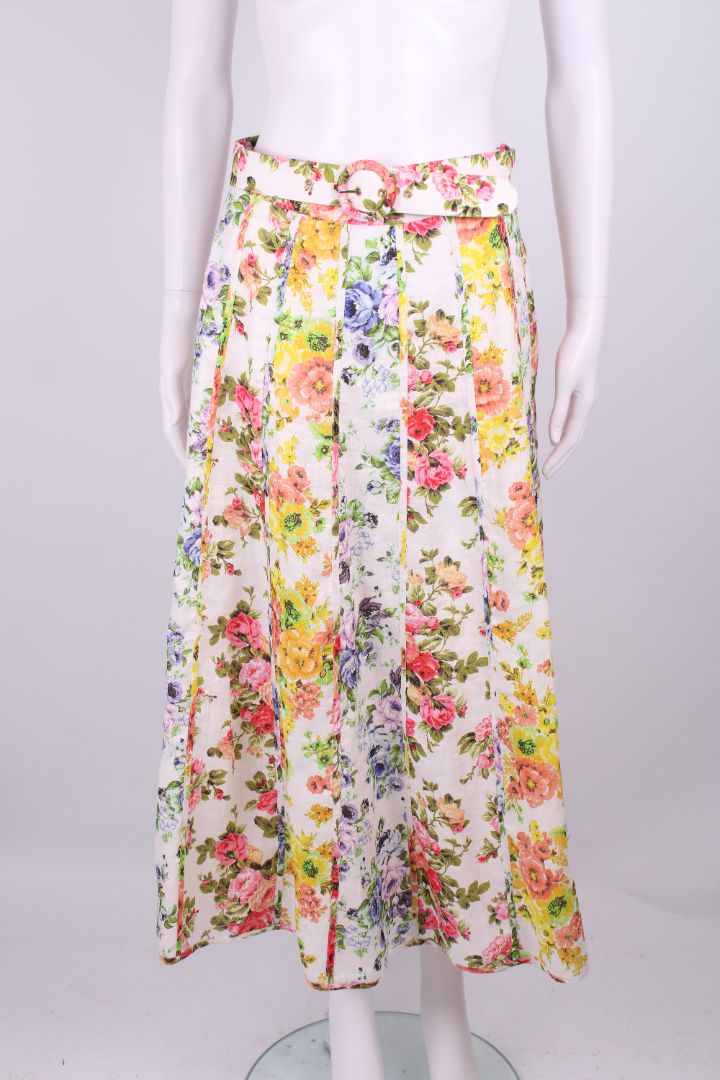 Zimmermann S/S Floral Co-ord Multi Coloured S