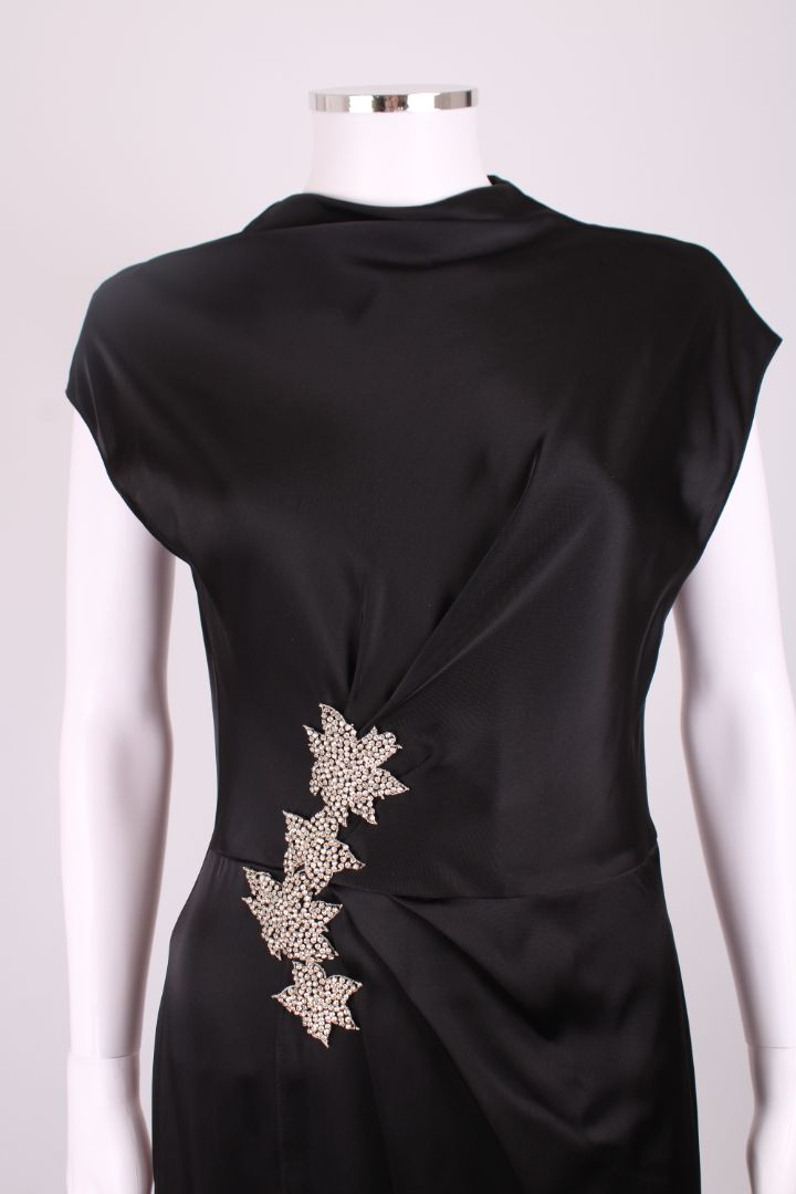 Christopher Kane S/S Crystal Detail Dress Black 10