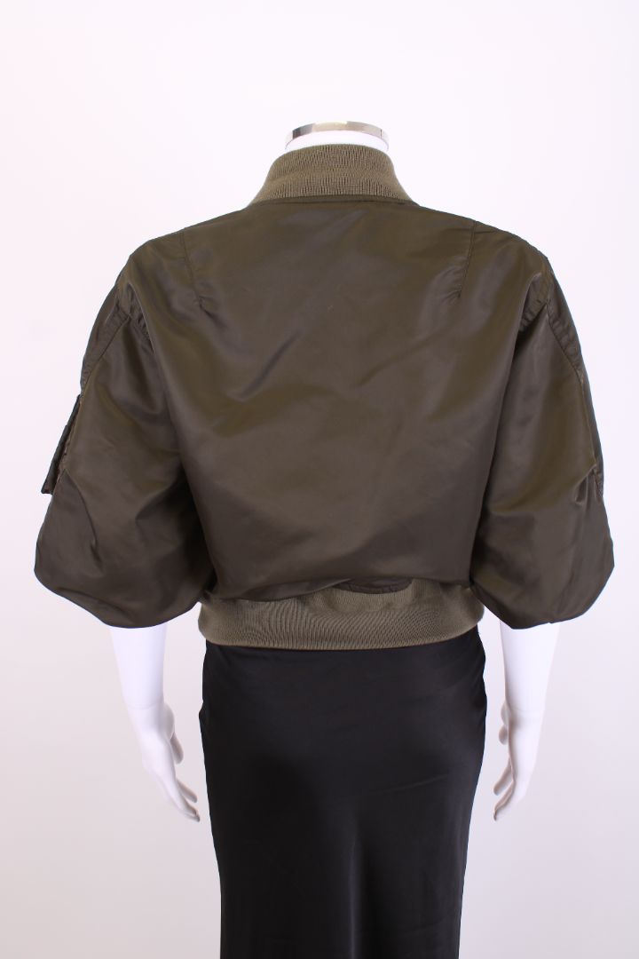 Sacai S/S Nylon Bomber Jacket Khaki S