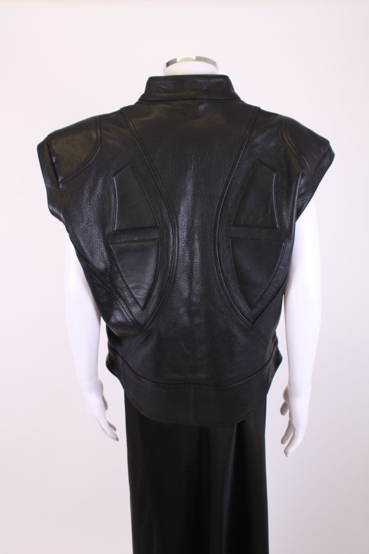 David Koma S/S Leather Jacket Black M
