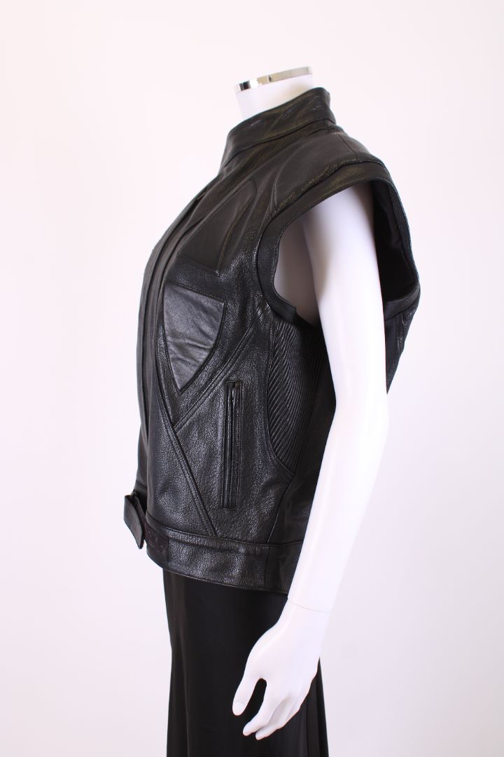 David Koma S/S Leather Jacket Black M