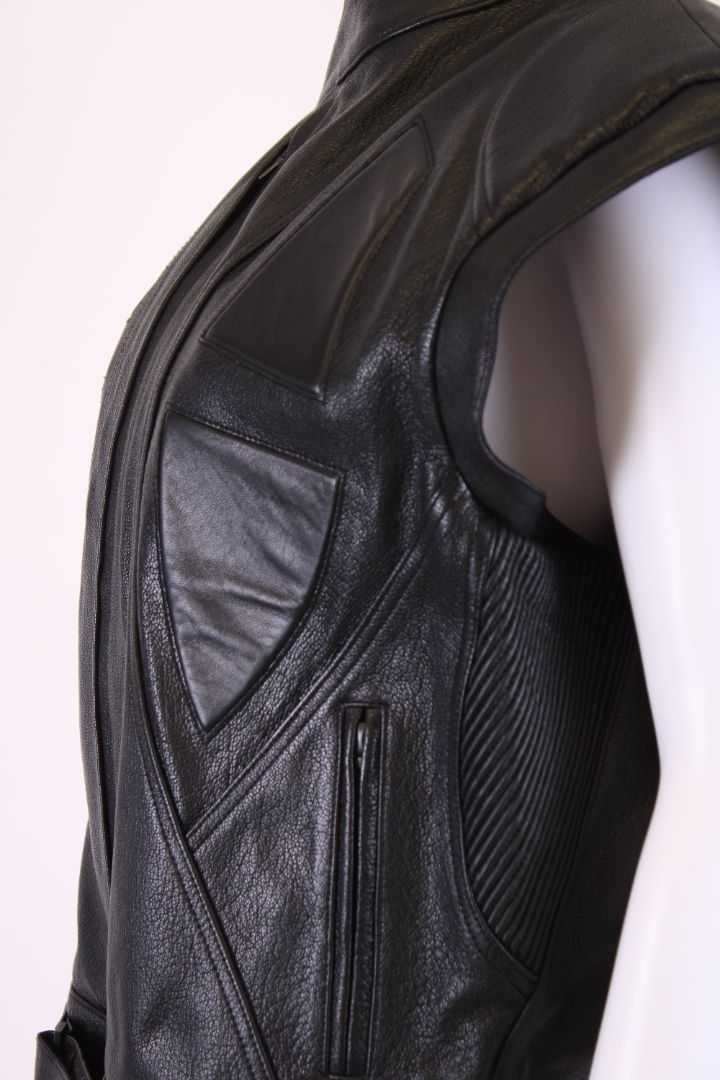 David Koma S/S Leather Jacket Black M