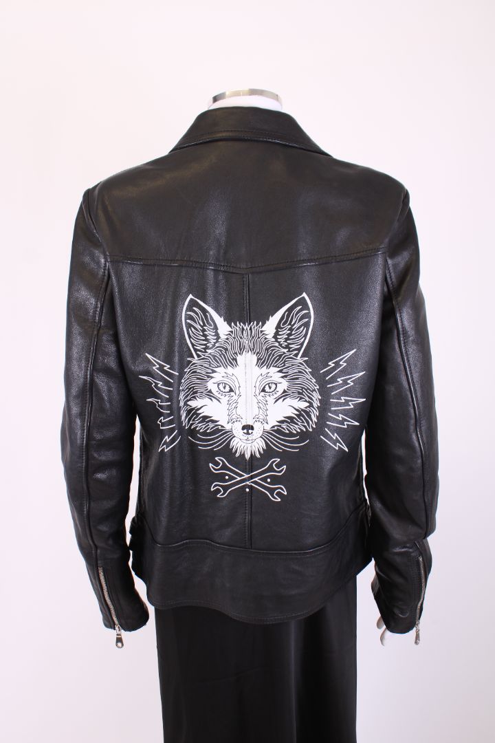 Mulberry x G.M.Jagger Leather Jacket Black 14