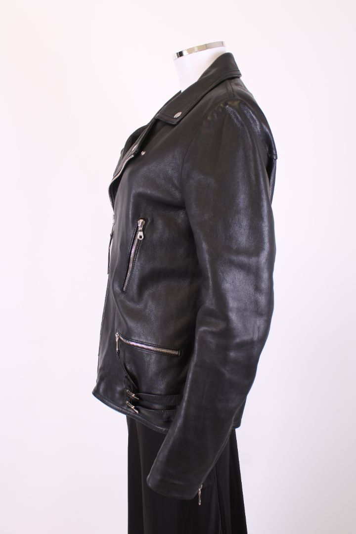 Mulberry x G.M.Jagger Leather Jacket Black 14