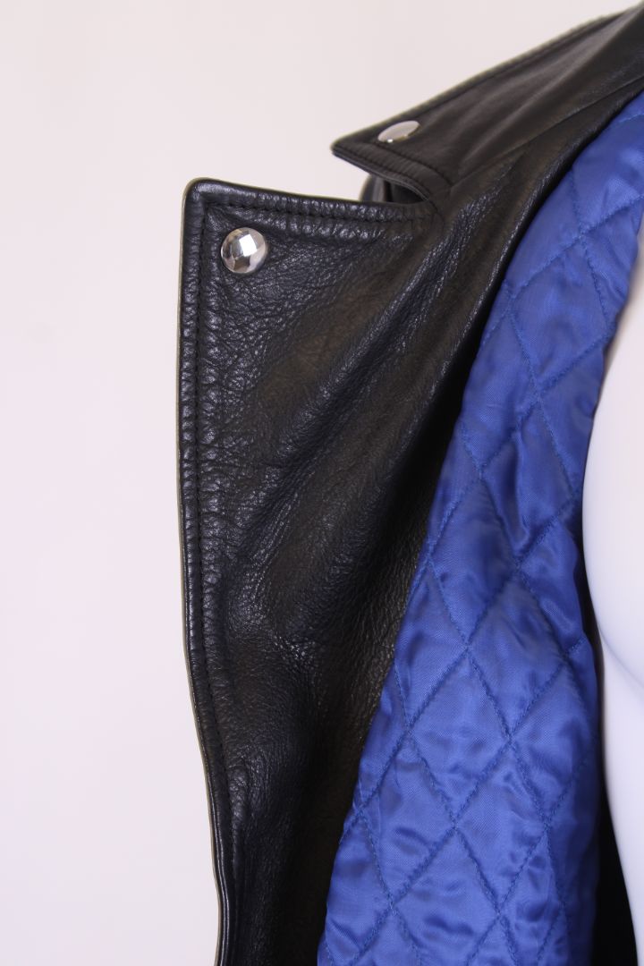 Mulberry x G.M.Jagger Leather Jacket Black 14