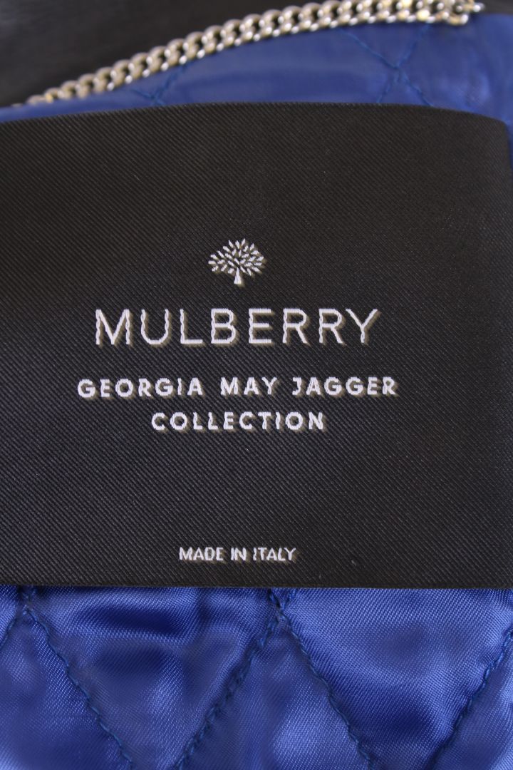 Mulberry x G.M.Jagger Leather Jacket Black 14