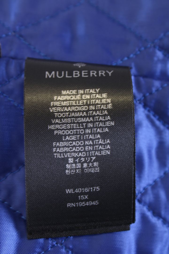 Mulberry x G.M.Jagger Leather Jacket Black 14