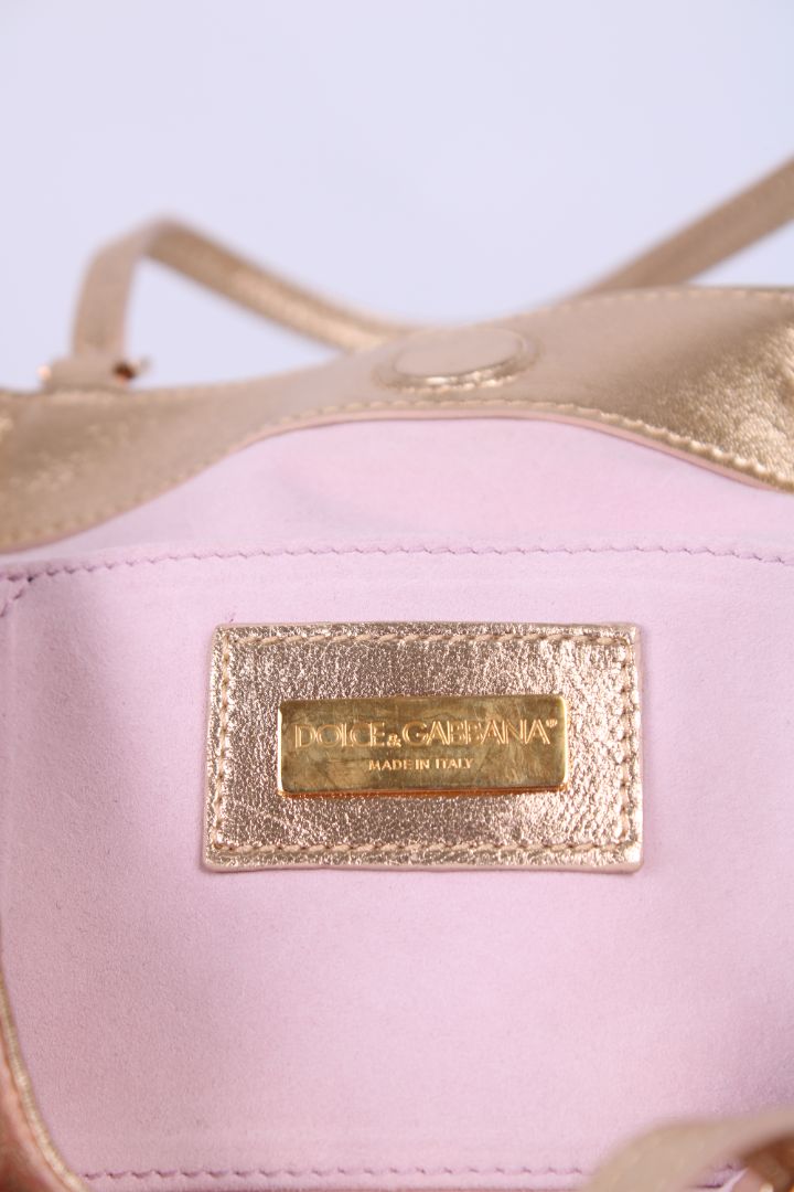 Dolce & Gabbana Brocade Pink & Gold