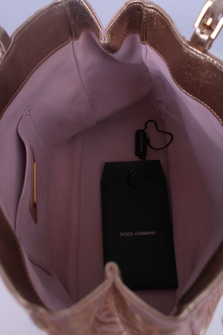 Dolce & Gabbana Brocade Pink & Gold