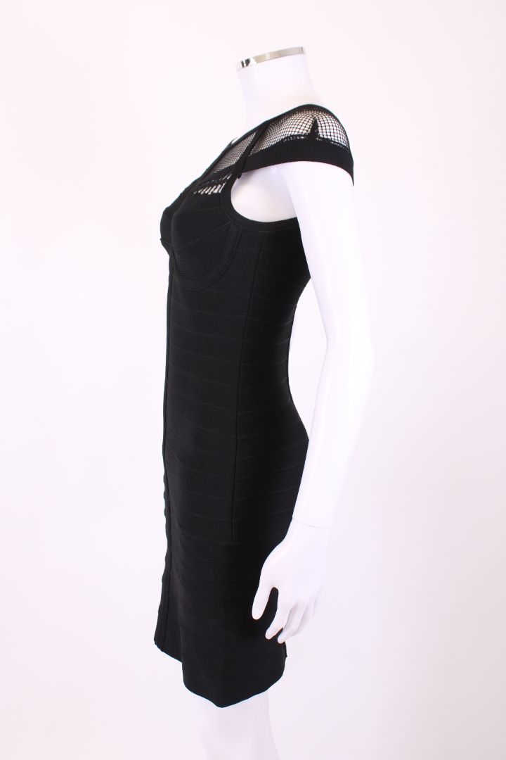 Herve Leger black body con dress Black M